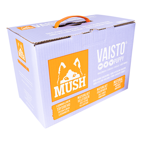 MUSH Vaisto® Lyslilla / Gris-Kalkun-Kylling 10KG