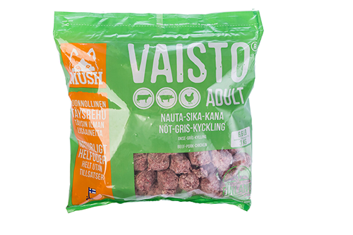 MUSH Vaisto® Grønn / Okse-Gris-Kylling 3KG