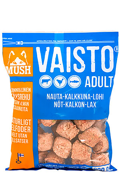 TOMME FOR MUSH Vaisto® Blå / Okse -Kalkun-Laks 800G