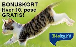 TOMME FOR BIOKAT'S Bonuskort - Hver 6. sekk gratis