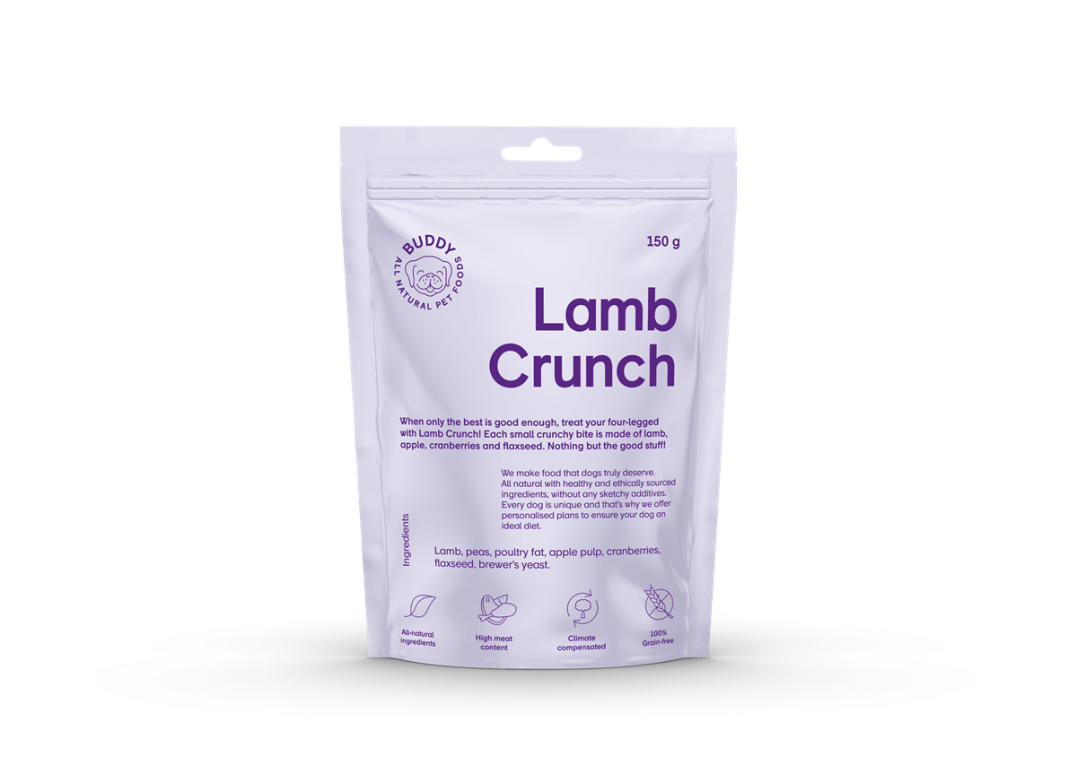 TOMME FOR BUDDY Crunchy Snack Lamb with Cranberries 150g