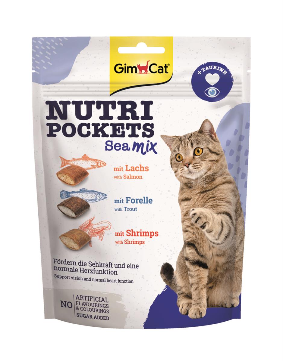 GimCat Nutri Pockets Sea-Mix 150g